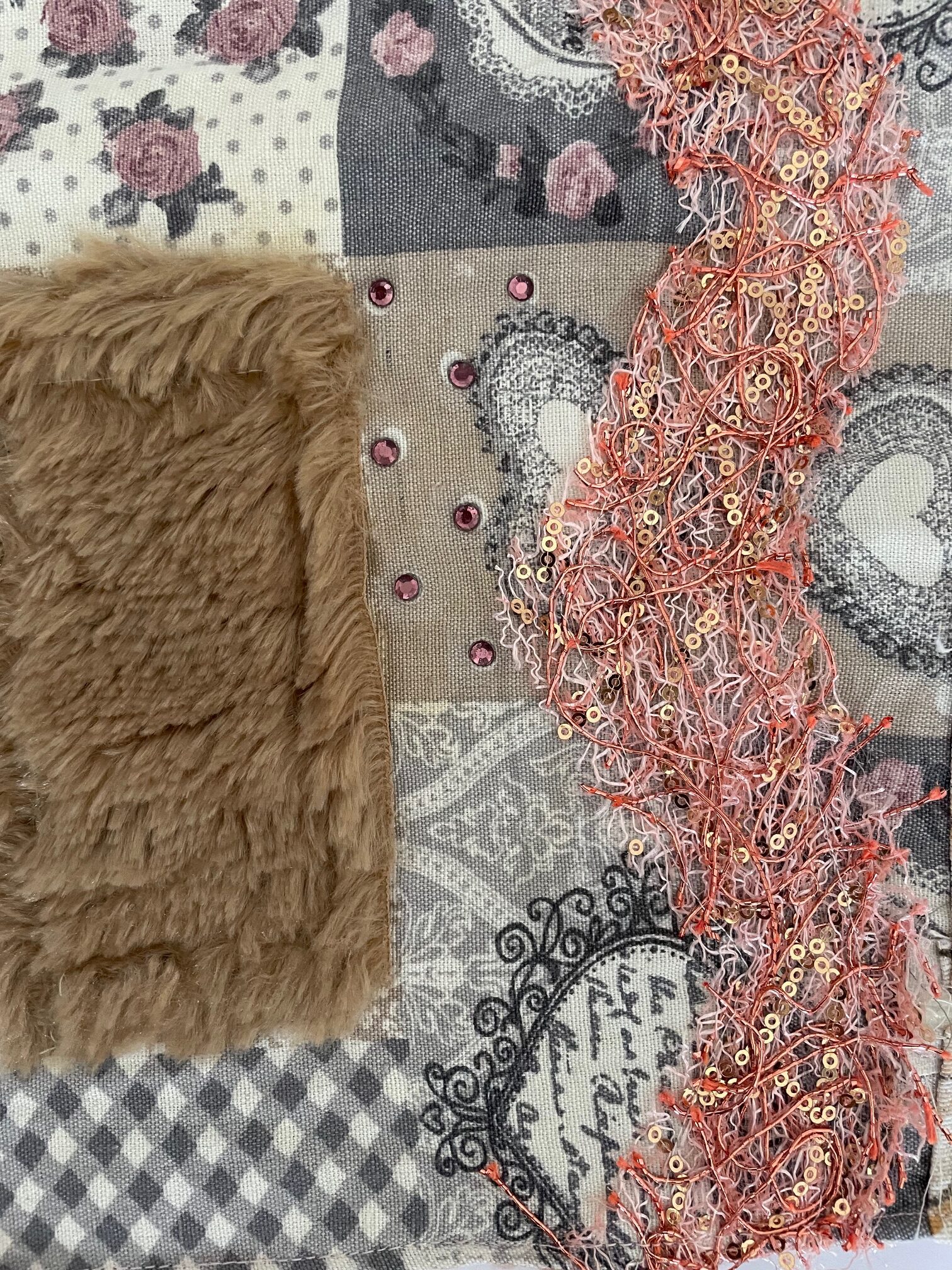 Nesteldecke für die Dame - genäht – Bild 3