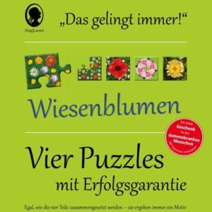 Wiesenblumen - Vier Puzzels mit Erfolgsgarantie